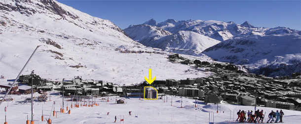 Situation Hotel Alpe d'huez